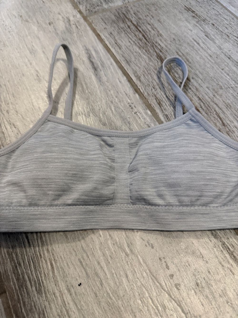 Girls Light Gray Seamless Bralette Size M